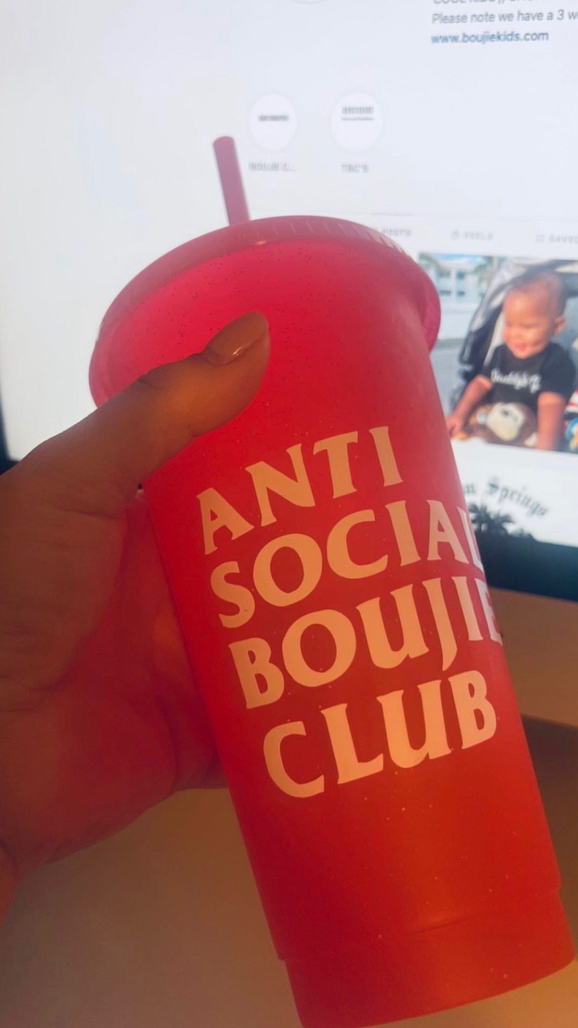 Large Reusable Cold Cup