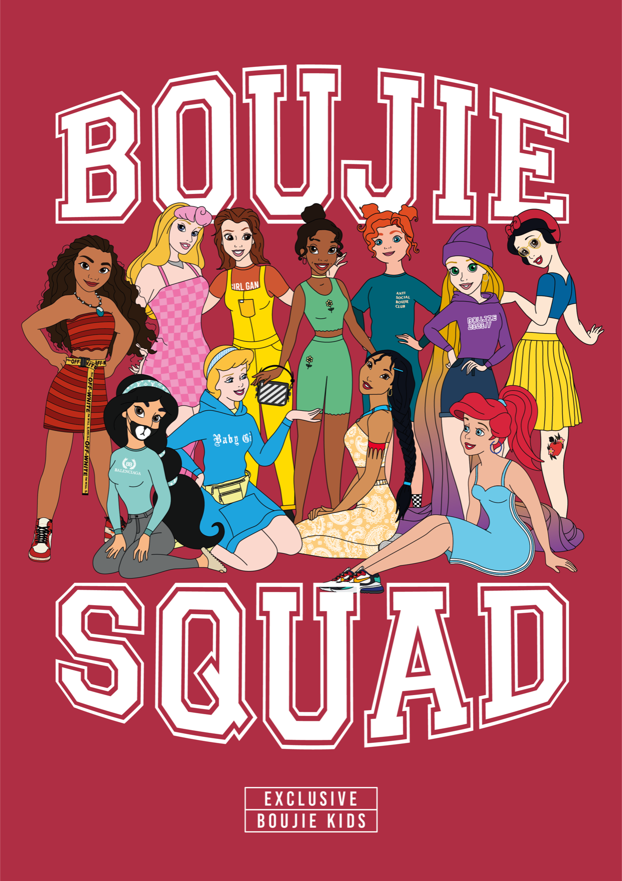 Boujie Squad T Shirt (BH)